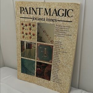 1980s DIY decorative painting Paint Magic by Jocasta Innes 1986 paperback book